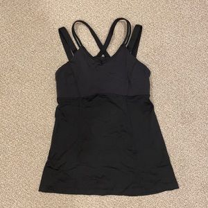 Black Lululemon Tank Top (Size: 8)